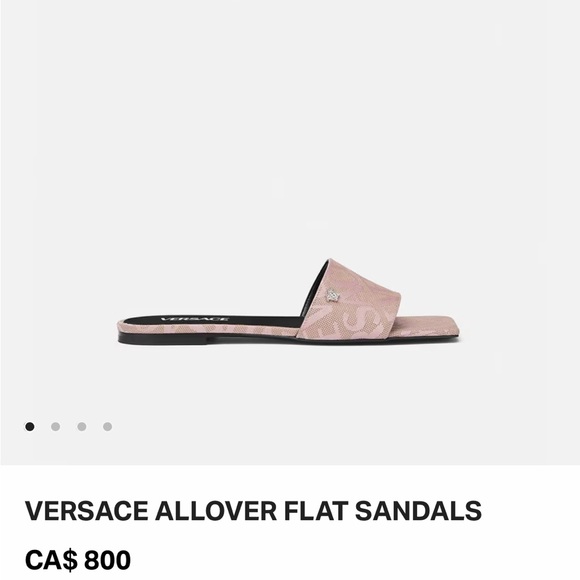 Versace all over flat slippers 39 - Picture 5 of 5